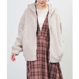 ベージュ | トップス パーカー ジップパーカー | Honeys