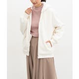 アイボリー | トップス パーカー ジップパーカー | Honeys