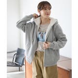 杢グレー | トップス パーカー ジップパーカー | Honeys