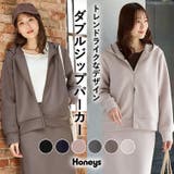 トップス パーカー スウェット | Honeys | 詳細画像1