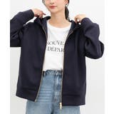 ネイビー | トップス パーカー スウェット | Honeys