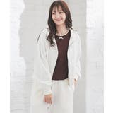 アイボリー | トップス パーカー ジップパーカー | Honeys