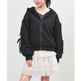 ブラック | トップス パーカー スウェット | Honeys