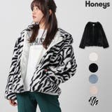アウター ブルゾン フェイクファー | Honeys | 詳細画像1