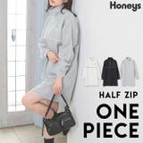 ワンピース 長袖 ミニ丈 | Honeys | 詳細画像1 