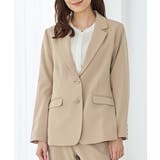 ダークベージュ | アウター ジャケット テーラード | Honeys