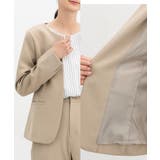 アウター ジャケット カラーレスジャケット | Honeys | 詳細画像11 