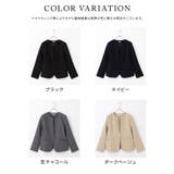 アウター ジャケット カラーレスジャケット | Honeys | 詳細画像12 