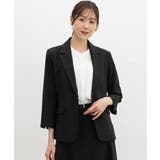ブラック | アウター ジャケット テーラード | Honeys