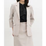 ライトグレージュ | アウター ジャケット テーラード | Honeys