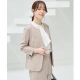 ベージュ | アウター ジャケット カラーレス | Honeys