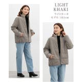 アウター ファイバーダウン 大きいサイズ | Honeys | 詳細画像9