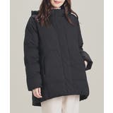 ブラック | アウター コート ファイバーダウン | Honeys