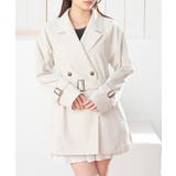 アイボリー | アウター コート トレンチコート | Honeys