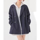 ネイビー | アウター コート トレンチコート | Honeys