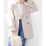 ピンクベージュ | アウター コート トレンチコート | Honeys