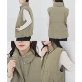 アウター ベスト はっ水 | Honeys | 詳細画像15 