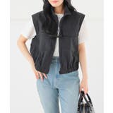 ブラック | アウター ベスト ジレ | Honeys