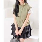 カーキ | アウター ベスト ジレ | Honeys