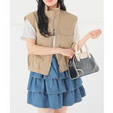 ベージュ | アウター ベスト ジレ | Honeys