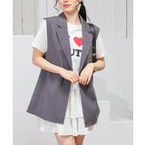 杢チャコール | アウター ベスト ジレ | Honeys