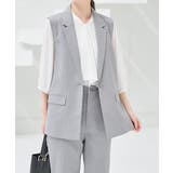 杢グレー | アウター ジレ ベスト | Honeys