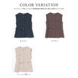 アウター ジレ ベスト | Honeys | 詳細画像13 