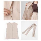 アウター ジレ ベスト | Honeys | 詳細画像16 