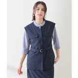 アウター ジレ ベスト | Honeys | 詳細画像7 