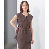 ブラウン | アウター ジレ ベスト | Honeys