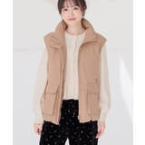ベージュ | アウター ベスト はっ水 | Honeys