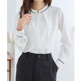 ホワイト | トップス ブラウス 長袖 | Honeys