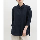 ネイビー | トップス シャツ ブラウス | Honeys