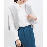 アイボリー | トップス ブラウス 長袖 | Honeys