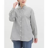 クロストライプ | トップス ブラウス 長袖 | Honeys