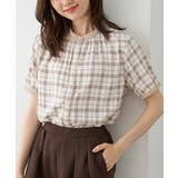 ベージュチェック | トップス ブラウス ハニさら | Honeys