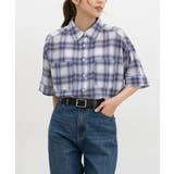ブルーチェック | トップス シャツ ブラウス | Honeys
