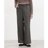 グレンチェック | ボトムス パンツ イージーパンツ | Honeys