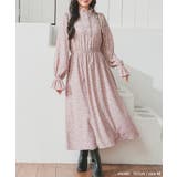 ワンピース 長袖 ロング丈 | Honeys | 詳細画像3 