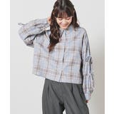 サックスチェック | トップス シャツ ブラウス | Honeys