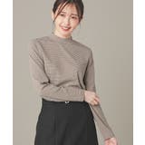 ベージュ×クロ | トップス カットソー 長袖 | Honeys