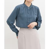 ブルーグリーン | トップス ブラウス 長袖 | Honeys