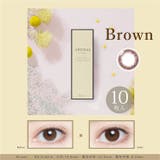 ブラウン | カラコン アーティラル UVM | モアコンタクト