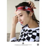 ヘアバンドチェッカーフラッグ ヘアバンド メンズ | 本格派大人のB系 | 詳細画像1