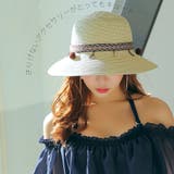 帽子、麦わら帽子、レディース、UVカット、紫外線防止、ストローハット、夏、小顔効… | HOYUKI | 詳細画像3 