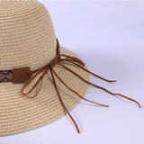 帽子、麦わら帽子、レディース、UVカット、紫外線防止、ストローハット、夏、小顔効… | HOYUKI | 詳細画像9 