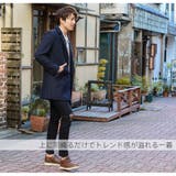 メンズ チェスター ネイビー | HOYUKI MEN | 詳細画像6