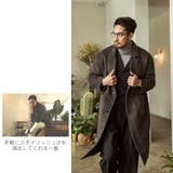 メンズ チェスターコート ネイビー | HOYUKI MEN | 詳細画像7