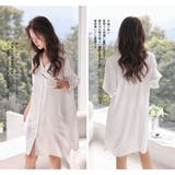 ルームウェア シャツワンピース レディース | HOYUKI | 詳細画像6 