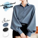 ブルーグレー | ブラウス シャツ オフィス | ica